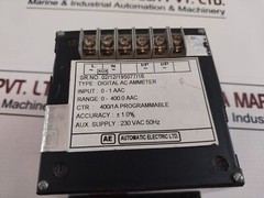 Automatic Electric 0-1 AAC Digital AC Ammeter 0-400.0 AAC