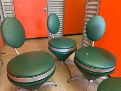 5 post modern cone chairs for restoration Funky 1980s 1990s Vintage Retro