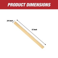 Craft and Paint Sticks – 12″ Inch Premium Bamboo Stirrers/Paddles – Bamboo
