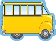 SHAPES ETC. 35 Sheets School Bus Mini Notepad 3.375×2.5in Classroom Décor Sch…