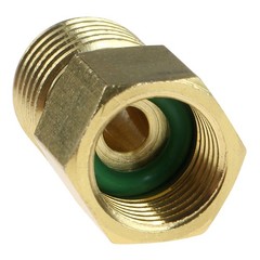 7/16″ Female to 1/4″ Male Brass Can Tap Adapter With Leak Saver R290 R600a New