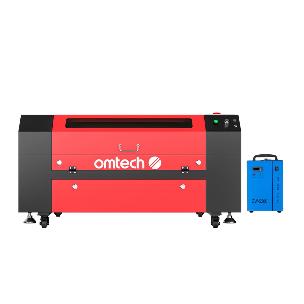 OMTech 60W 20x28in Workbed CO2 Laser Engraver Cutter with CW5200 Water Chiller