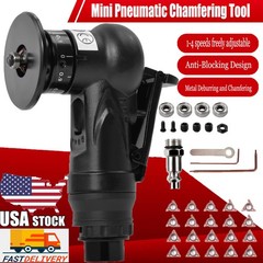 Pneumatic Chamfering Tool Mini Air-Powered Chamfering Machine Trimming 30000 RPM