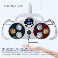 6LED Dental Oral Light Operating Lamp 20 Million HD Camera Video Recording
