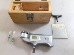 Barber-Colman Impressor 934-1 Barcol Hardness Tester Wood Case Test Block Points