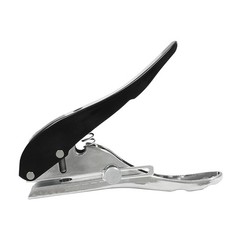 Heavy Duty Single Hole Puncher 5/16 Inch 8mm Portable Metal PVC Cards