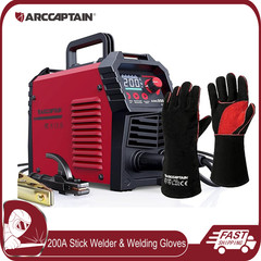 Stick Welder 200Amp ARC/MMA/Lift TIG Welding Machine 110V/220V & Welding Gloves