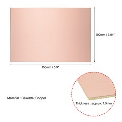 10pc 150x100mm Single-Sided Copper Clad Laminate Plain Printed PCB Circuit Board