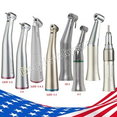 1:1 1:4.2 1:5 Contra Angle Optic Low Speed Handpiece Straight Nosecone Dental