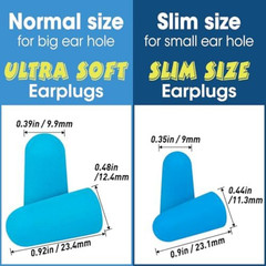 200pcs Ear Plugs Soft Foam Sleep 100pair Travel Noise Shooting Working Lot Bulk