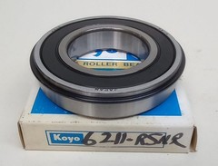 Koyo 6211-RSNR Ball Bearing Deep Groove 55X100X21mm Single Sealed With Snap Ring