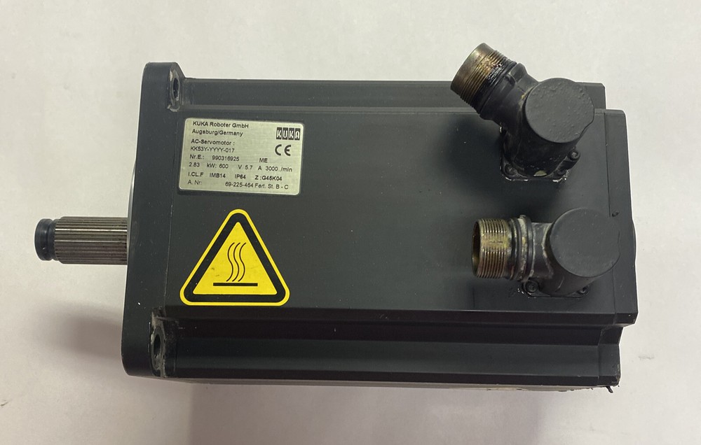 KUKA,KK53Y-YYYY-017,AC SERVO MOTOR 3000RPM 600V