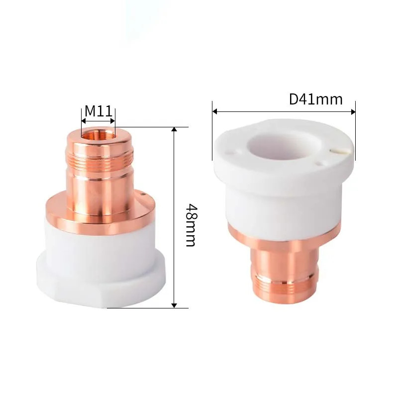 Raytools Laser Ceramic Ring Body Nozzle Connector 12KW For Laser Cutting Machine
