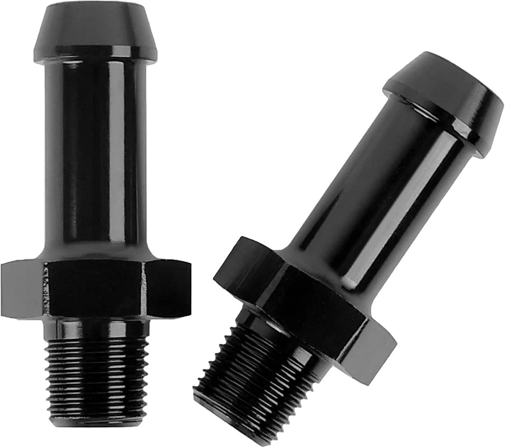 EVIL ENERGY 1/8″ NPT Male to 3/8″ Barb 1/8 3/8 Barb, Straight-2PCS