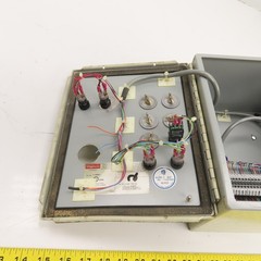 Hoffman A-10086CH 10 x 8 x 6″ Electrical Enclosure (No Backplate) 5 Push Buttons