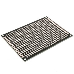 5cm x 7cm Black PCB Printed Circuit Board, 5 Pack, 432 Holes, 32 Pads