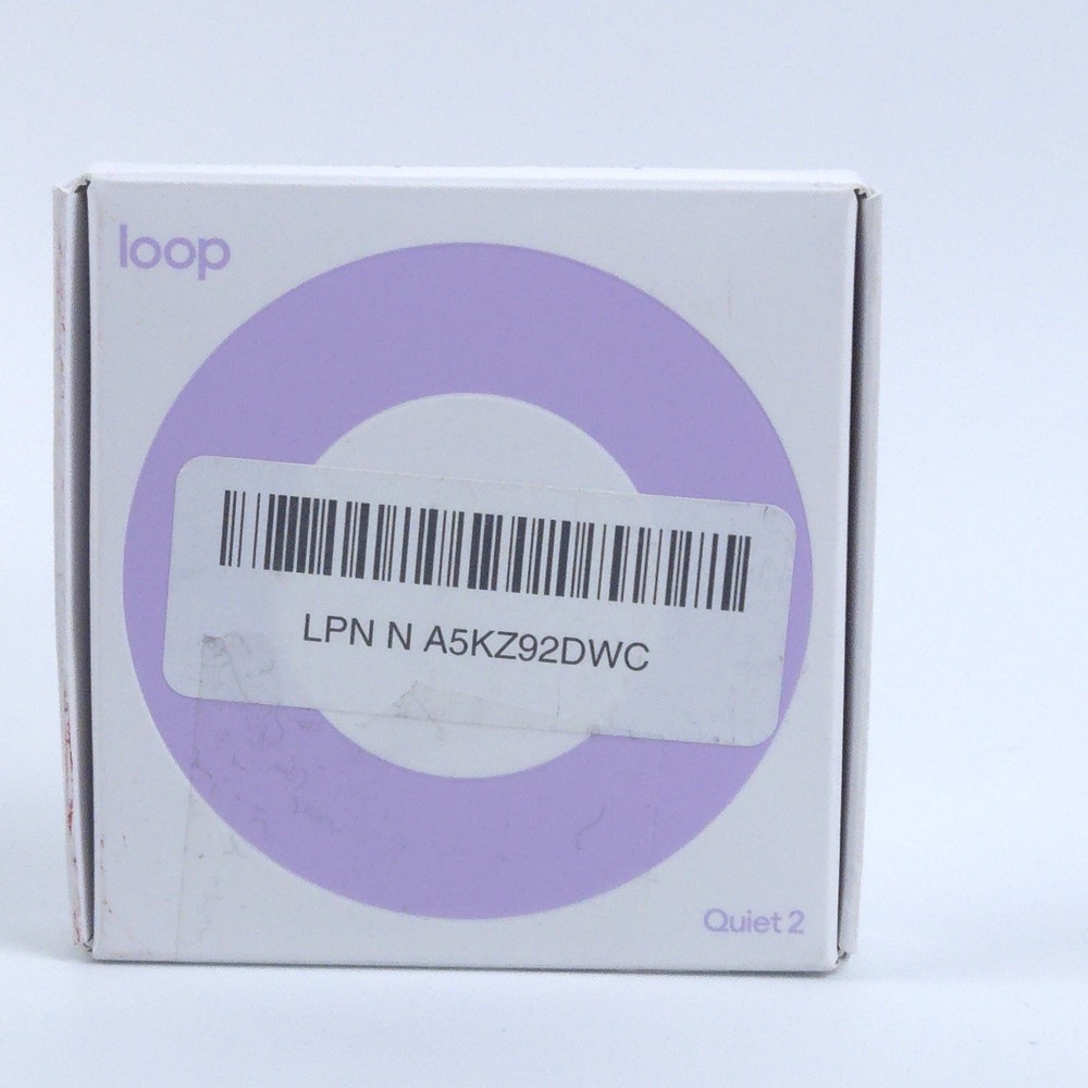 Loop Quiet 2 Ear Plugs Violet Noise-Reducing Earplugs NRR 14dB SNR 24dB