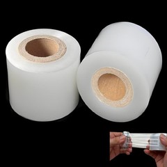 2 Pack Mini Stretch Wrap Film Unheated Shrink Wrap Roll for Bottles/Jars Seal Pa