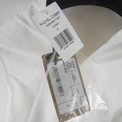 SEE DESC RACHEL COMEY Klein Shift Dress In Ivory Size 8 Round Neck Sleeveless