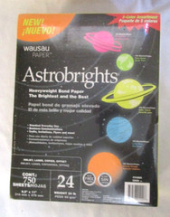 Wausau Paper Astrobrights Bright Color Paper 8 1/2″ X 11″ 24 Lb 750 Sheets