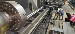 HENDEY, ENGINE LATHE, 20″ X 12 FT, CHUCK, STEADY REST, SOLD IN RUNNING CONDITION