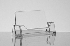 10 Clear Acrylic Business Card Holders