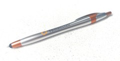 30 Misprint Stylus Tip Click Pens JAVALINA CHROME Hub Pen Lot MIXED COLORS