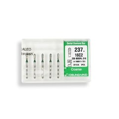 Pear 1.6 mm Dia. Coarse Grit Diamond Dental Bur 25 Pcs. 237.16C2