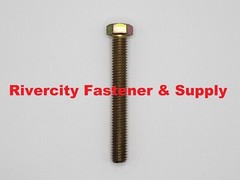 3/8-16 x 3 Tap Bolts Grade 8 Hex Head Screws 3/8x16x3 Full Thread 3/8×16 x 3″