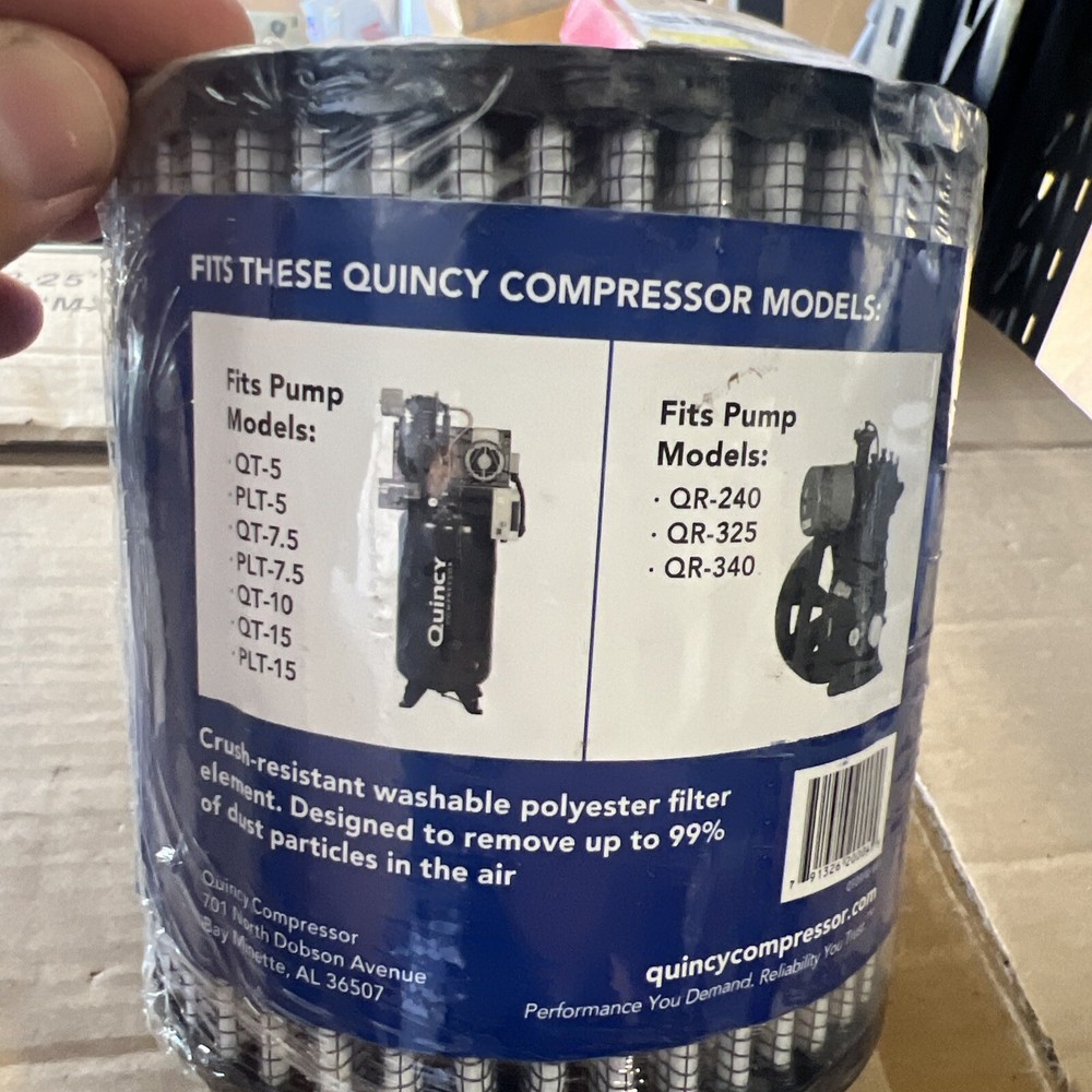 Quincy 110377E100 Polyester Filter Element NEW
