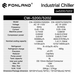 S&A CW5200 CW5202 CO2 Industrial Water Chiller for CO2 Laser Cutting Machine
