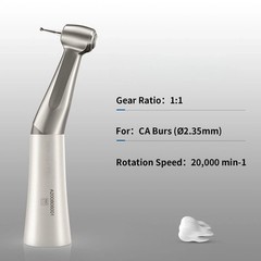 Dental Low Speed 1:1 Direct Drive Contra Angle Push Button Handpiece E-Type