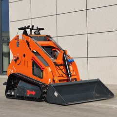 2026 Brand New 24HP Mini Skid Steer Stand-on Three-stage pump Twin cylinder