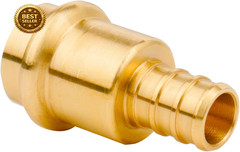12 Pack 1/2″ Pro Press PEX Adapter Brass Copper to PEX B Fittings Lead Free