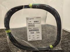 (QTY 2) 25′ Lightera JR5DK001SCASCA025F Pre-Terminated APC-APC Fiber Optic Cable