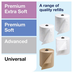 Matic Hand Towel Roll Dispenser with Intuition Sensor, Stainless Steel, Image, H