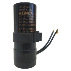 Secop 117U5028 Start Capacitor 410uF 125V for Danfoss Compressor NF11FX NF11FX.2