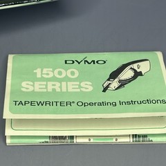 Dymo 1550 Embossed Label Maker Tool Bundle Deluxe Tapewriter Retro Kit + 6 Tapes