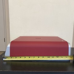 Cintas Paper Towel Dispenser Commercial Replacement Wall Mounted Deep Red Silver