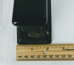 Desk stapler heavy duty front load Bostitch B5 vintage textured finish black