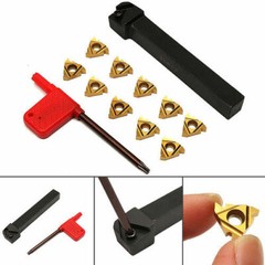 1pc SER1212H16 Lathe Turning Tool Holder+10p 16ER AG60 threading carbide insert