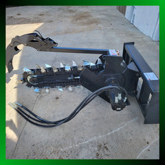 JCT Hydraulic Trencher Skid Steer Attachment Ditch Witch Bobcat Cat