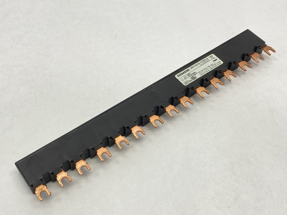 Siemens 3RV1915-1DB Busbar 3-Phase 600VAC 65A