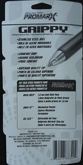 PROMARX GRIPPY RETRACTABLE BALLPOINT PENS BLUE Ink Medium 1.0 mm 4 Pens/Pk