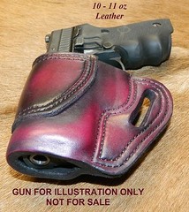 Gary C’s Avenger “XH” OWB Left Hand HOLSTER Sig Sauer P229 Heavy Leather