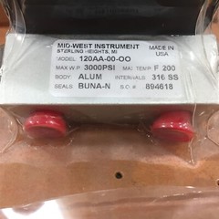 Mid-West Instrument Model 120AA-00-OO 5 PSID Differential Pressure Gauge 3000PSI