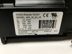 KUKA MG-35-84-25 Robot Servo Motor 3.47Nm, 600VDC, 3000RPM, 0.93kW