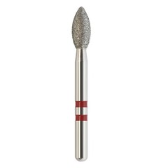 Dental Zirconia Cutting Diamond Bur Z368/023F Egg Football Fine Friction Grip FG