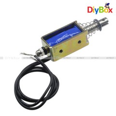 JF-0530B DC12V 300mA 5N/10mm Pull-Push-Type DC Solenoid Electromagnet