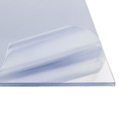 0.118″ (1/8″) x 24″ x 36″, Polycarbonate Plastic Sheet, Clear